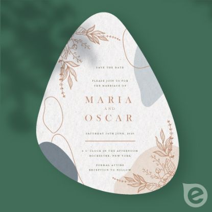 Picture of Pebble Invitation Printing